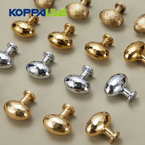 Koppalive pirinç kabine topuzu dövülmüş dokulu <span class=keywords><strong>Oval</strong></span> yumurta şekli lüks gümüş Finish eliptik kolu çekmece & dolap kapağı için - Product Image 1