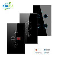 XZJ EU US Personnalisation Thermostat Intelligent Prise Système Domotique Lumière Interrupteur Mural Inteligente Interrupteur Intelligent