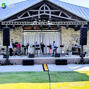 Açık taşınabilir sergi konser etkinlikleri düğün sahne aydınlatma gösterisi hoparlör alüminyum kafes