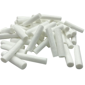 White Aroma Oil Inhaler Filter Stick <strong>Cotton</strong> <strong>for</strong> Reed <strong>Diffuser</strong> Stick Refill Spare Plastic Inhaler Stick - Product Image 1