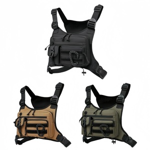 กระเป๋าคาดอกแบบปรับได้อเนกประสงค์ ทนทาน กันน้ำ สำหรับผู้ชายและผู้หญิง พร้อมซิป EDC ปิดสนิท อุปกรณ์ทนทาน - Product Image 6