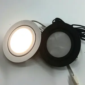 Gömme Puck ışık Mini Downlight gardırop kabin Led ışığı mutfak mobilyası 12v LED ışıkları