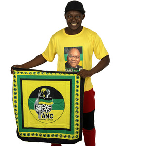 Élection Votée et Campagne Coton Cire Kangas Tissu pour Femme Robe d'Emballage <span class=keywords><strong>Leso</strong></span> - Product Image 1