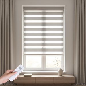 Persianas Enrollables Zebra Modernas de Poliéster Semiopacas, Persianas Eléctricas Personalizadas Impermeables para Ventanas de <span class=keywords><strong>Ducha</strong></span> - Product Image 6