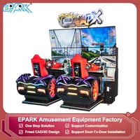 Furious Speed DX Racing Game Machine Simulateur d'arcade d'intérieur avec système à jetons Garantie 1 an Matériau métallique