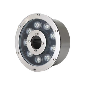 Projecteur LED pour Fontaine, Étanche IP68, Acier Inoxydable, Anneau Rond, Lumière du Jour 5000K, DC 12V, Dimmable, pour Piscine, Garantie 3 Ans - Product Image 3