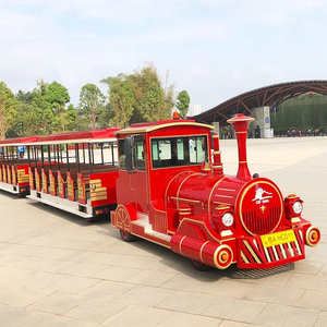 Train touristique électrique sans rail <span class=keywords><strong>Dorlin</strong></span>, 65 places, style rétro, à batterie, pour usage de divertissement, en promotion - Product Image 2