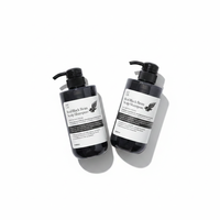 [SOY LAB] Champú para el Cuidado del Cuero Cabelludo con Frijol Negro 500ml para Cabello Rizado - Limpiador Suave, Fórmula Hidratante y Nutritiva, Refrescante para el Cuero Cabelludo