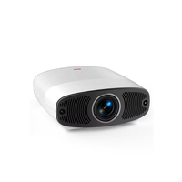 Projecteur de divertissement domestique intelligent à courte focale avec système Google-TV officiel mondial, mise au point automatique, 1300 ANSI, 4K, 1080P, WiFi 6 et fonction Bluetooth