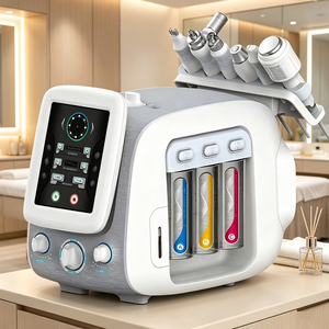 Appareil de beauté multifonctionnel à bulles fines de haute qualité pour usage en salon, machine de nettoyage en profondeur à jet d'oxygène avec Nano Mesogun - Product Image 4