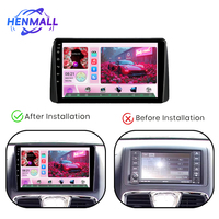 Qualcomm Snapdragon 10.1 Inch 2 Din Layar IPS GPS WIFI Android Pemutar DVD Mobil Stereo Mobil untuk Chrysler Grand Voyager 2011-2015