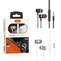 Écouteurs intra-auriculaires filaires 3,5 mm au design unique et dernier cri, basses profondes, ajustement ergonomique pour les passionnés de musique