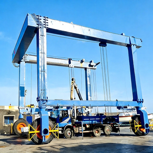 Grúa Móvil de Plataforma para Barcos de 100, 200 y 800 Toneladas con Control Remoto y Neumáticos de Goma para Uso en Orilla - Product Image 6