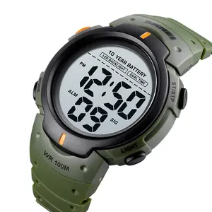 Skmei 1560 update 10 年的电池 100米防水运动手表户外男士腕表