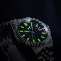 Own – montre De plongée avec cadran en perles, étanche à 100m, japonais, 8215 Movt Relojes De Lujo, montres automatiques pour hommes De luxe