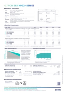 Stock d'entrepôt à Los Angeles, États-Unis - Modules photovoltaïques <span class=keywords><strong>Q</strong></span> <span class=keywords><strong>CELLS</strong></span> BLK M-G2+ 420W 425W 430W 440W entièrement noirs, panneaux solaires de type N - Product Image 3