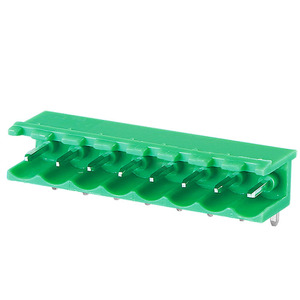 KF2EDGR-5.08- Connecteurs mâles et femelles vertes à pas de 5 mm, fiches et prises à angle droit 90° à travers trou - Product Image 1