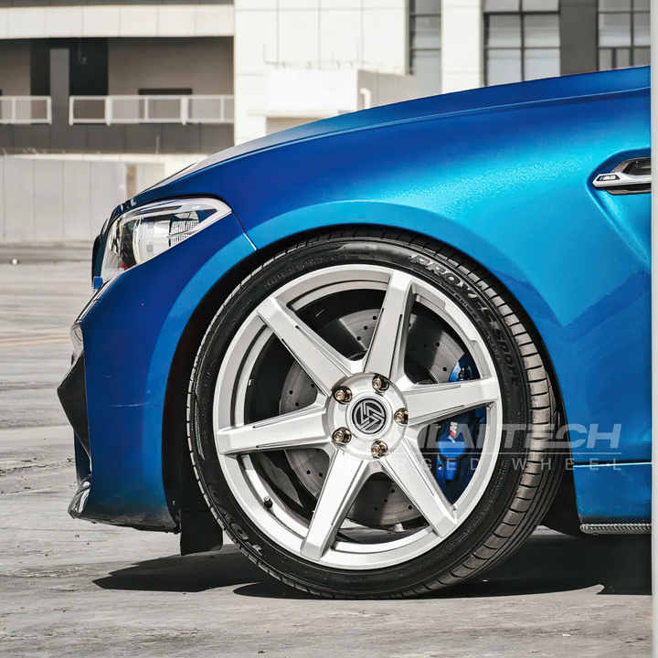 XL 5 Spoke Forged Wheel 1-piece Monoblock 5x120 5x112 5x114.3 Wheel 17 ...