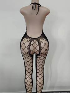 OEM ODM Nouveau bas <span class=keywords><strong>de</strong></span> corps <span class=keywords><strong>sexy</strong></span> en résille pour fille Bas <span class=keywords><strong>de</strong></span> corps en cristal à strass Lingerie - Product Image 3