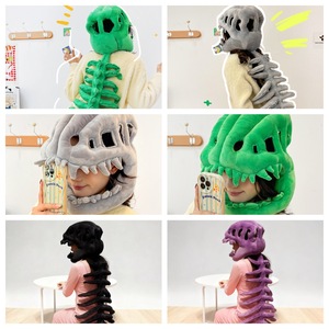 Masque de dinosaure en forme de crâne de <span class=keywords><strong>Tyrannosaure</strong></span>, chapeaux et vêtements amusants pour adultes et enfants, inspirés du parc à dinosaures de Chine - Product Image 3