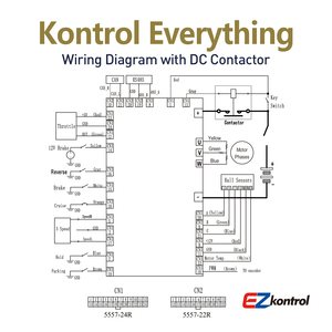 FOC PMSMモーターコントローラー 48V/72V/96V 200A 電動自転車BLDCコントローラー モデルEZ-B240200 6-10kW IP66保護 - Product Image 5