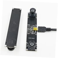 Module de caméra VR stéréo 3D, objectif double synchronisé sur le même cadre, webcam USB 2560x720 30fps pour Windows Linux Android Pi