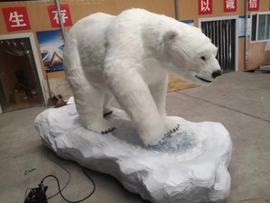 Tượng Gấu Bắc Cực Hình Động Vật Kích Thước Cuộc Sống Thực Chất Lượng Tốt Tùy Chỉnh Thủ Công Tại Nhà Máy - Product Image 3