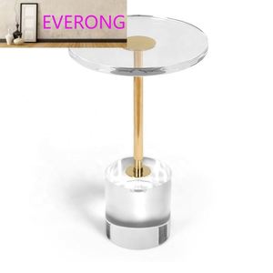 <span class=keywords><strong>Table</strong></span> d'appoint <span class=keywords><strong>ronde</strong></span> en <span class=keywords><strong>plexiglas</strong></span>, petite <span class=keywords><strong>table</strong></span> d'appoint <span class=keywords><strong>transparente</strong></span> en acrylique, meubles de salon, <span class=keywords><strong>table</strong></span> basse en acrylique de luxe - Product Image 2