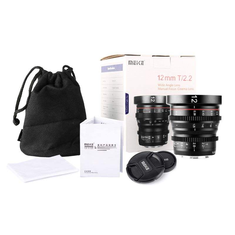 Meike Mk-12mm T2.2 Lens - Durable, Manual Focus Film Lens