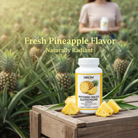 Complément OEM pour l'éclaircissement de la peau et la santé anti-âge, Vitamine C végétarienne, Collagène, Comprimés de L-glutathion