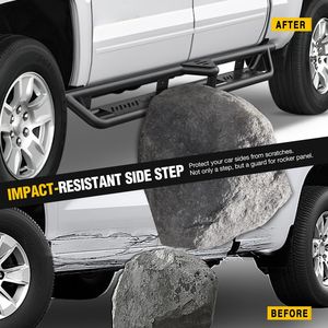 NEWWIND negro mate Power Side Steps Car <span class=keywords><strong>Nerf</strong></span> Bar estribos piezas para Dodge Ram Quad Cab 09-18 accesorios exteriores - Product Image 2