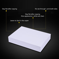 Papier d'impression haute qualité 80gsm, 500 feuilles de papier A4, vente en gros