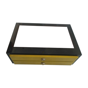 Retro in legno medaglia <span class=keywords><strong>coin</strong></span> scatola di immagazzinaggio del cassetto, commemorativa moneta antica griglie vassoio display armadio collezione con bronzing LOGO - Product Image 2