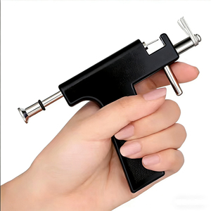 Kit profesional de acero inoxidable para Piercing corporal, nariz, orejas, labios, ombligo, joyería, conjunto de herramientas para Piercing para niños - Product Image 4