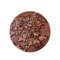 Estatua de Metal Tallada en 3D Personalizada al por Mayor, Placa Conmemorativa de Bronce Antiguo con Marco de Madera para Oficina o Exteriores