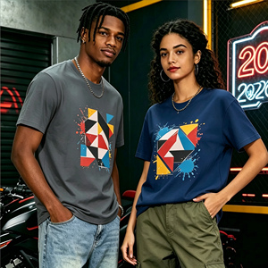 Camiseta 100% Algodón con Estampado, Bordado, Logotipo Personalizado, para Fiestas Infantiles, Actividades, Publicidad, Moda para Hombre y Mujer - Product Image 1