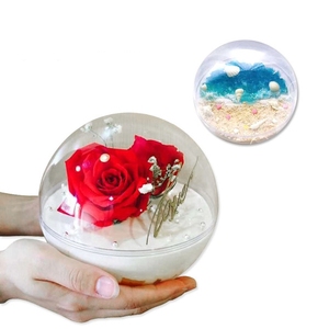 Şeffaf şeffaf 10cm boş plastik kapsül topu açılabilir kapsül küreleri - Product Image 5