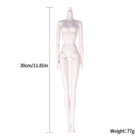 Poupée Mannequin Articulée Noire de 30 cm pour Jeu d'Imitation, Modèle de Jouet Souple, Poupée Africaine Unisexe en Gros