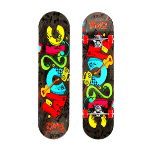 Planche à roulettes peinte à la main patin pour enfants pont graphiques personnalisés commande en gros - Product Image 2