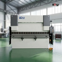 Prensa Plegadora Hidráulica CNC BOST de Buen Precio, 63T, 110T, 160T, 200T, con Controlador E21 para Plegado de Metal y Aluminio