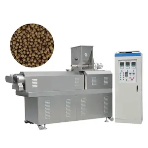 Full Automatic Animal Floating fish feed processing machine fish feed expander