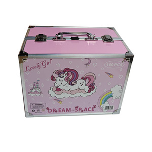 Set di 133 Pennarelli ad Acqua in Alluminio per Bambini, Marca OEM, Valigetta Portatile Certificata EN71 per Lezioni d'Arte nelle Scuole Elementari - Product Image 4