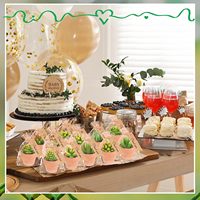 Nouveautés pour les fêtes, bougie en forme de plante succulente, mini cactus, bougies chauffe-plat pour les souvenirs de mariage pour les invités