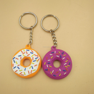 Miễn Phí Mẫu 15 + Năm Nhà Máy Quà Tặng Khuyến Mãi Mềm Cao Su PVC 3D Tùy Chỉnh Dễ Thương Anime Bánh Thiết Kế Móc Chìa Khóa Keychain - Product Image 6