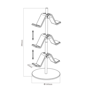 Fabricant vente en gros <span class=keywords><strong>support</strong></span> universel rotatif réglable pour casque et contrôleur - Product Image 2