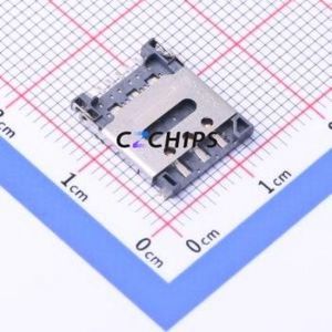 HYCW300-SIM06-150B <b>SIM</b> <b>Card</b> Connector SMD Connector Flip Cover Type Nano <b>SIM</b> <b>Card</b> <b>Card</b> <b>Holder</b> No <b>Card</b> Detection - Product Image 1