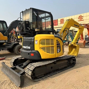Retroexcavadora Pequeña Usada de 5.5 Toneladas, Excavadora Komatsu PC55MR con Aire Acondicionado, Excavadora Komatsu PC55MR de Segunda Mano en Buenas Condiciones - Product Image 3