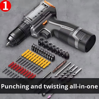 Perceuse pistolet sans fil sans balais, mini, 10 mm max, outils à batterie