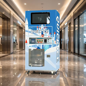 Distributeur automatique de glace en acier inoxydable de qualité alimentaire YISO, machine à glaçons intelligente pour la communauté - Product Image 1