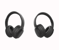 Casque sans fil supra-auriculaire personnalisé avec logo imprimé OEM ODM, micro, 20 heures d'autonomie, idéal pour le sport et les voyages, dynamique, pour téléphone portable